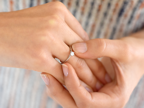 Ring Heaven 6 in 9K Weißgold mit Labordiamant 0,25ct