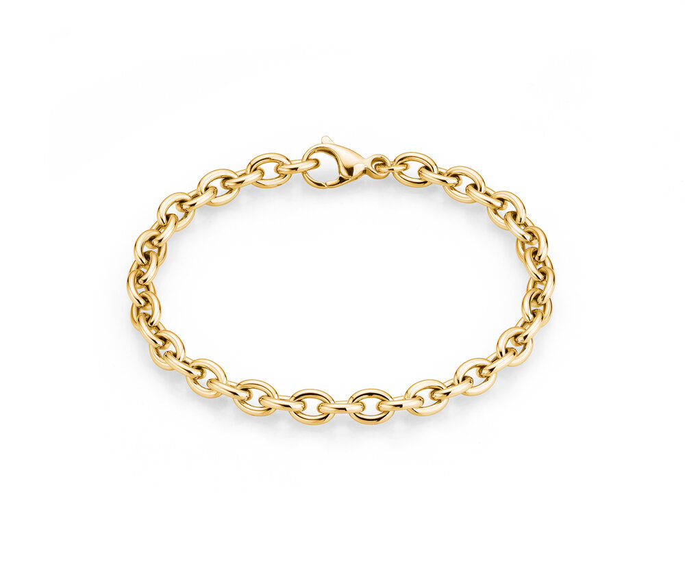 Armband Classical in 14K Gelbgold, 18cm