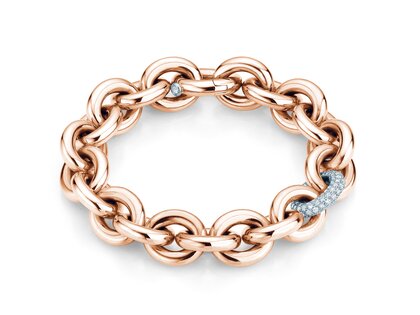 Armband Diamond Chain in Roségold