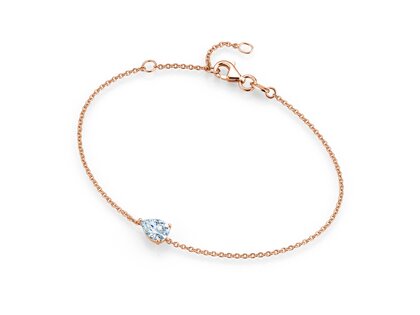 Armband Diamond Drop Labordiamant in Roségold