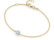 Armband Diamond Drop Labordiamant in Gelbgold