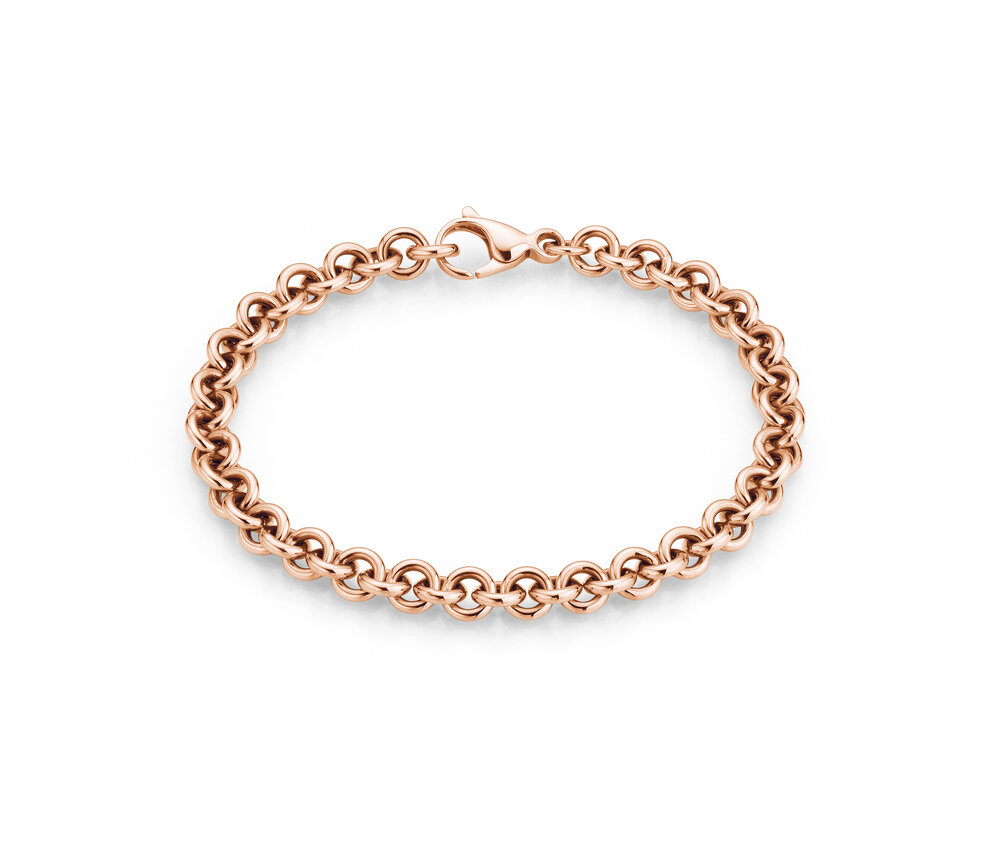 Armband La Vie Belle in 18K Roségold, 18cm
