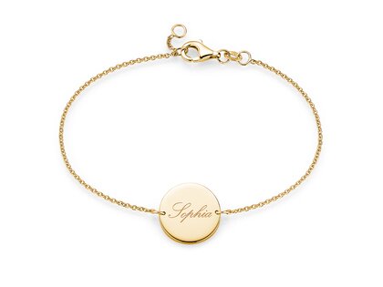 Armband Leo in Gelbgold