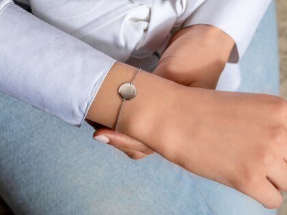 Armband Leo in Platin