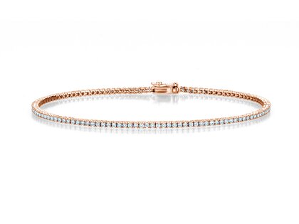 Tennisarmband Modern in Roségold