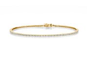 Tennisarmband Modern in Gelbgold