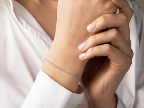 Tennisarmband Modern in Roségold