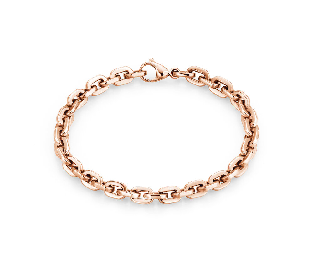 Armband Power in 18K Roségold, 17cm