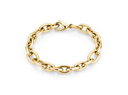 Armband Soft Link in 18K Gelbgold, 17,5cm
