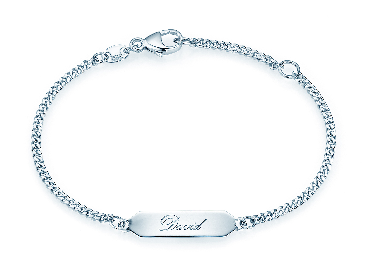 Armband Taufband Classic in Silber