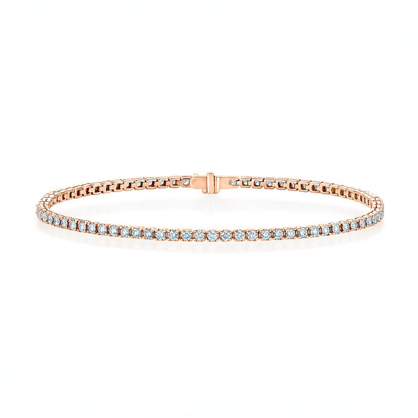 Tennisarmband Clean in Roségold