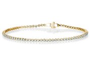 Tennisarmband in Gelbgold