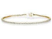 Tennisarmband in Gelbgold
