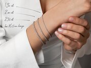 Tennisarmband in Roségold