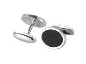 Handgefertigte Manschettenknöpfe Classy in Silber (925/ ), kostenlose Gravur