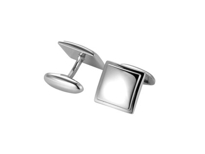 Handgefertigte Manschettenknöpfe Cosmopolitan in Silber (925/ ), 16,2 x 16,2mm