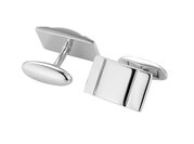 Handgefertigte Manschettenknöpfe Cosmopolitan in Silber (925/ ), 19,8 x 12mm