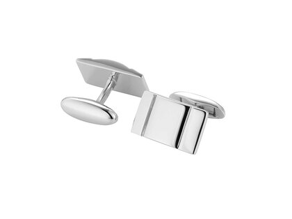 Handgefertigte Manschettenknöpfe Cosmopolitan in Silber (925/ ), 19,8 x 12mm