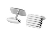 Handgefertigte Manschettenknöpfe Cosmopolitan in Silber (925/ ), 18 x 14mm