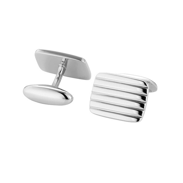 Handgefertigte Manschettenknöpfe Cosmopolitan in Silber (925/ ), 18 x 14mm