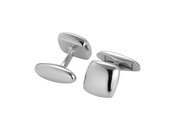 Handgefertigte Manschettenknöpfe Cosmopolitan in Silber (925/ ), 11,7 x 12,3mm