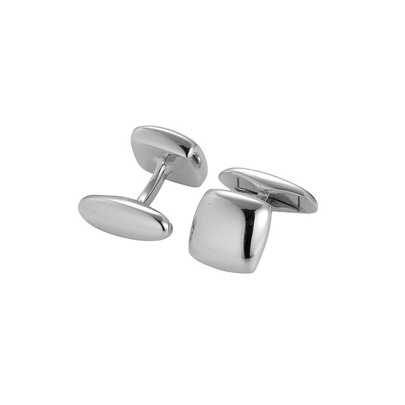 Handgefertigte Manschettenknöpfe Cosmopolitan in Silber (925/ ), 11,7 x 12,3mm