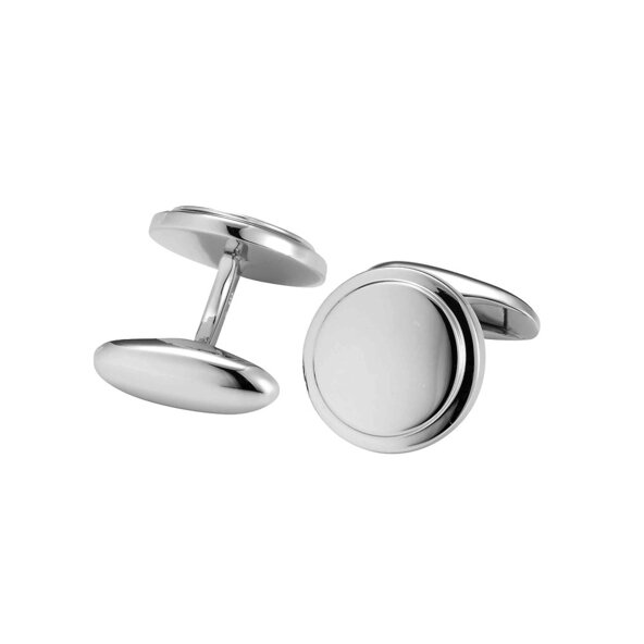 Handgefertigte Manschettenknöpfe Cosmopolitan in Silber (925/ ), 16,4mm