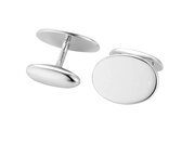 Handgefertigte Manschettenknöpfe Cosmopolitan in Silber (925/ ), 19,8 x 14,7mm