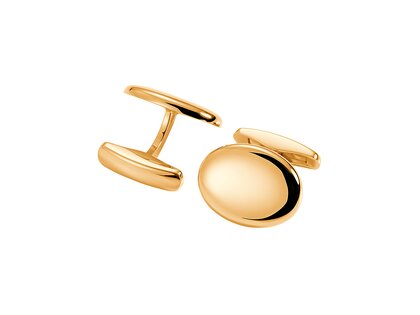 Handgefertigte Manschettenknöpfe Cosmopolitan in 18K Rosegold (750/ ), 15,7 x 20,8mm
