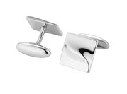 Handgefertigte Manschettenknöpfe Cosmopolitan in Silber (925/ ), 15 x 15mm