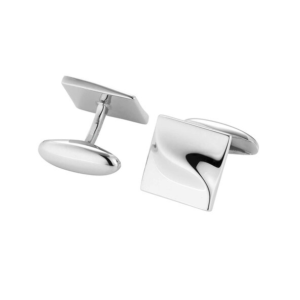 Handgefertigte Manschettenknöpfe Cosmopolitan in Silber (925/ ), 15 x 15mm
