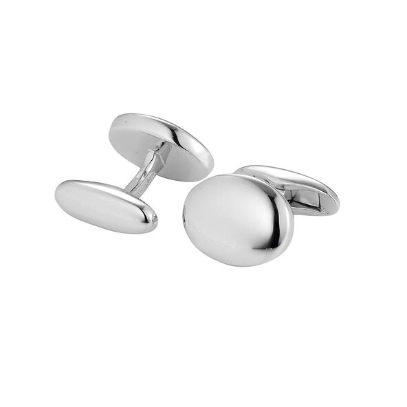 Handgefertigte Manschettenknöpfe Cosmopolitan in Silber (925/ ), 16,2 x 12,4mm