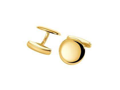 Handgefertigte Manschettenknöpfe Cosmopolitan in 18K Gelbgold (750/ ), 17,6mm