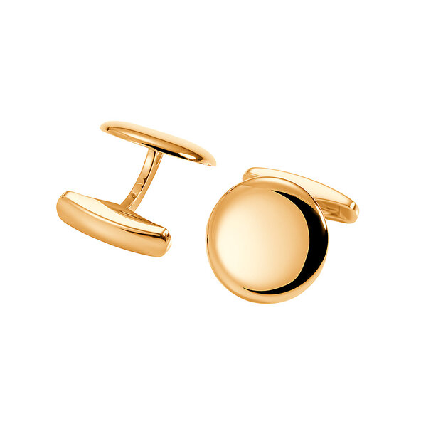 Handgefertigte Manschettenknöpfe Cosmopolitan in 18K Rosegold (750/ ), 17,6mm