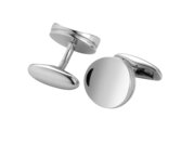 Handgefertigte Manschettenknöpfe Cosmopolitan in Silber (925/ ), 15mm