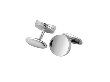 Handgefertigte Manschettenknöpfe Cosmopolitan in Silber (925/ ), 15mm
