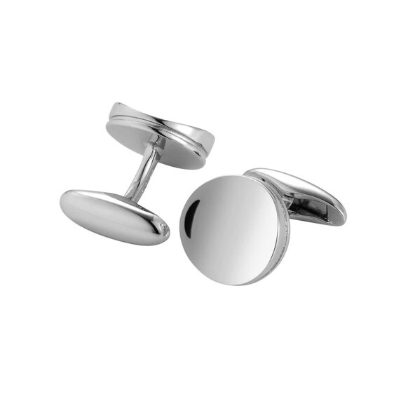 Handgefertigte Manschettenknöpfe Cosmopolitan in Silber (925/ ), 15mm