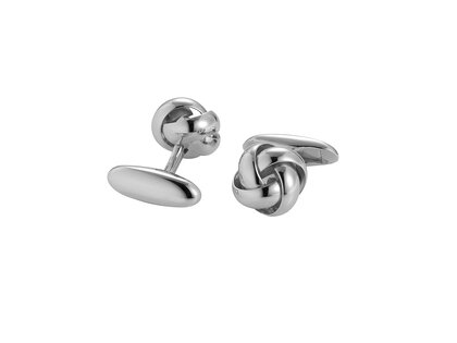 Handgefertigte Manschettenknöpfe Nautica in Silber (925/ ), 12,6mm
