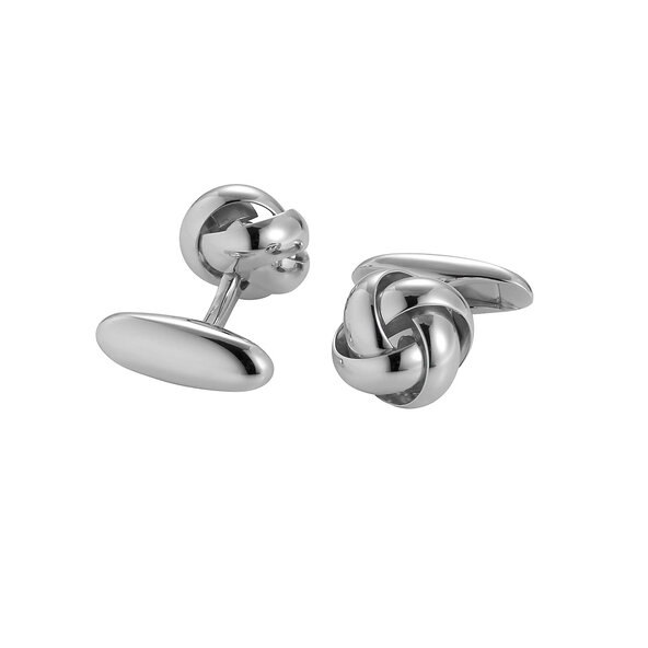 Handgefertigte Manschettenknöpfe Nautica in Silber (925/ ), 12,6mm