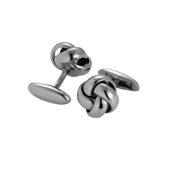 Handgefertigte Manschettenknöpfe Nautica in Silber (925/ ), 13,9mm