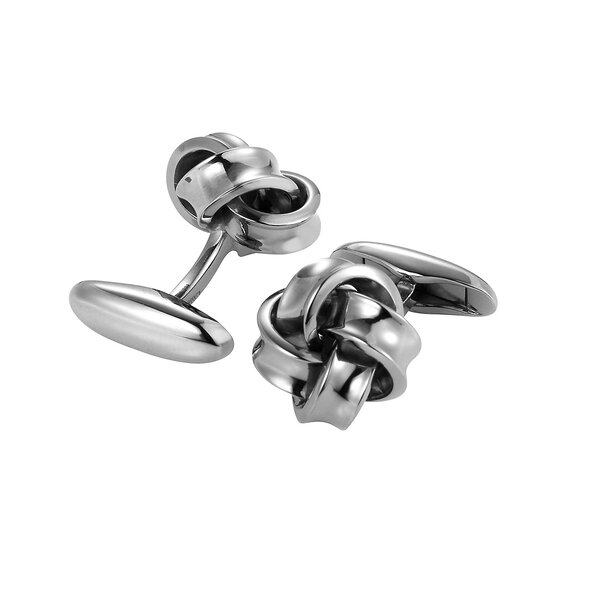Handgefertigte Manschettenknöpfe Nautica in Silber (925/ ), 15,8mm
