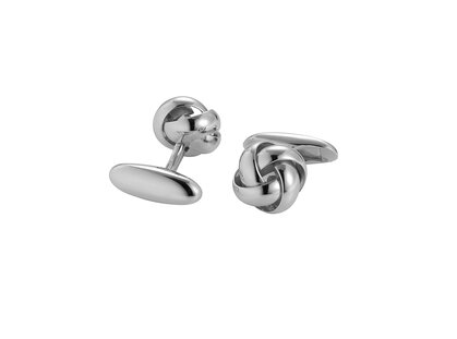 Handgefertigte Manschettenknöpfe Nautica in Silber (925/ ), 12,6mm