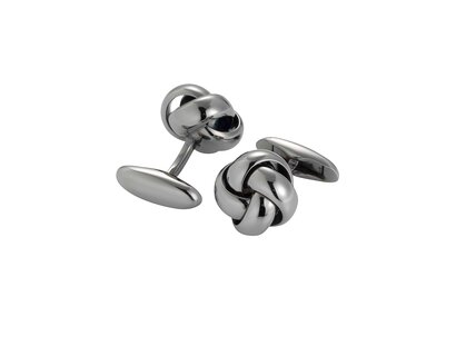 Handgefertigte Manschettenknöpfe Nautica in Silber (925/ ), 13,9mm