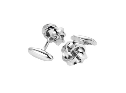 Handgefertigte Manschettenknöpfe Nautica in Silber (925/ ), 15,7mm