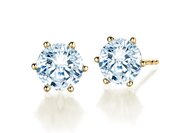 Ohrstecker Classic in Gelbgold