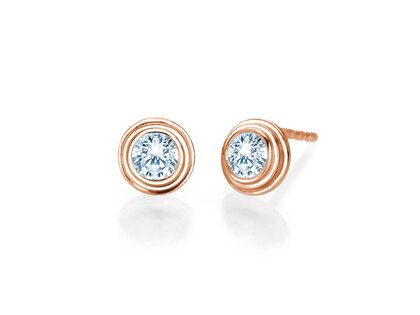 Ohrstecker Diamond Bowl Labordiamant in Roségold