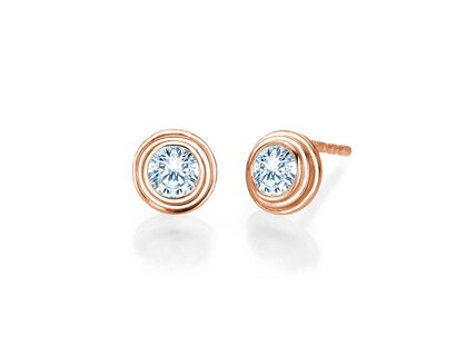 Ohrstecker Diamond Bowl Labordiamant in Roségold