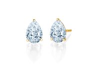 Ohrstecker Diamond Drop in Gelbgold