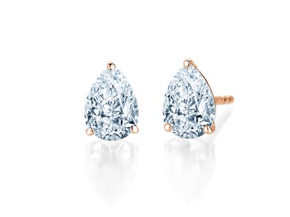 Ohrstecker Diamond Drop in Roségold