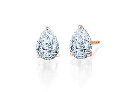 Ohrstecker Diamond Drop in Roségold